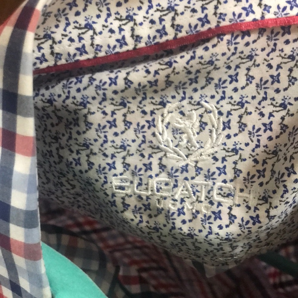 BUGATCHI Designer Button Down EUC Vintage - Like New - Size M